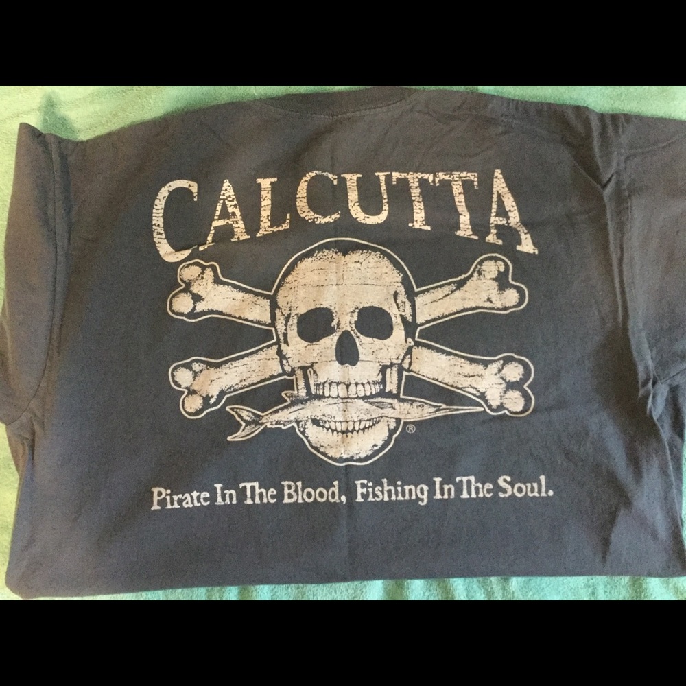 Calcutta T shirt 2X (2XL) blue NWOT